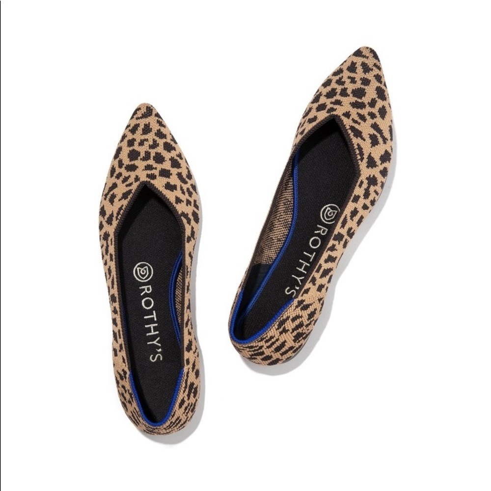 Rothy’s The Point Flats LEOPARD